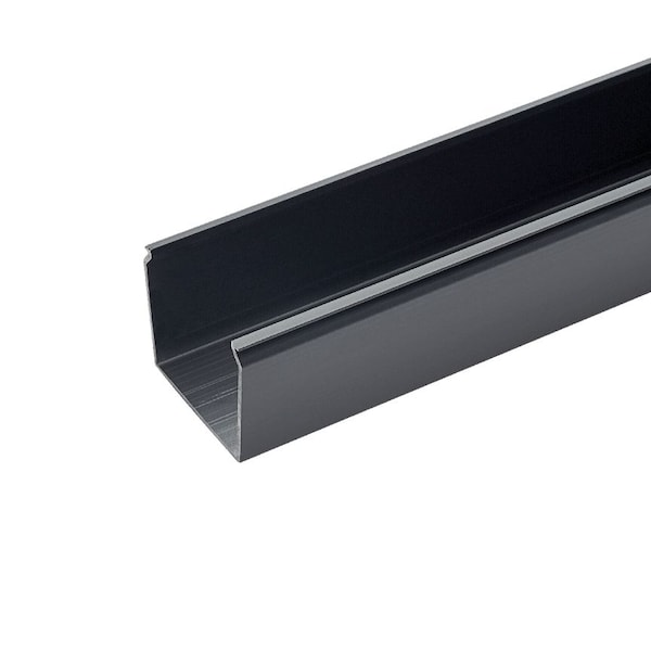 Base Wiring Duct, Type FS, Solid Wall, Black, 2" x 2" x 1' (6-Pack), No Mounting Holes